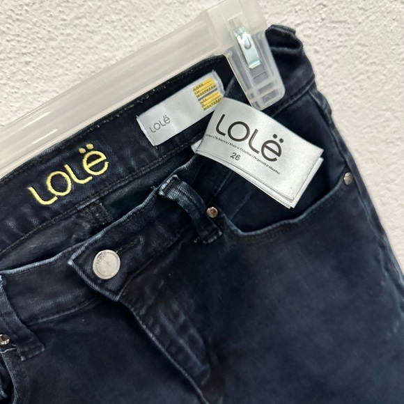 Lolë women’s black skinny jeans size 26 - Picture 4 of 9